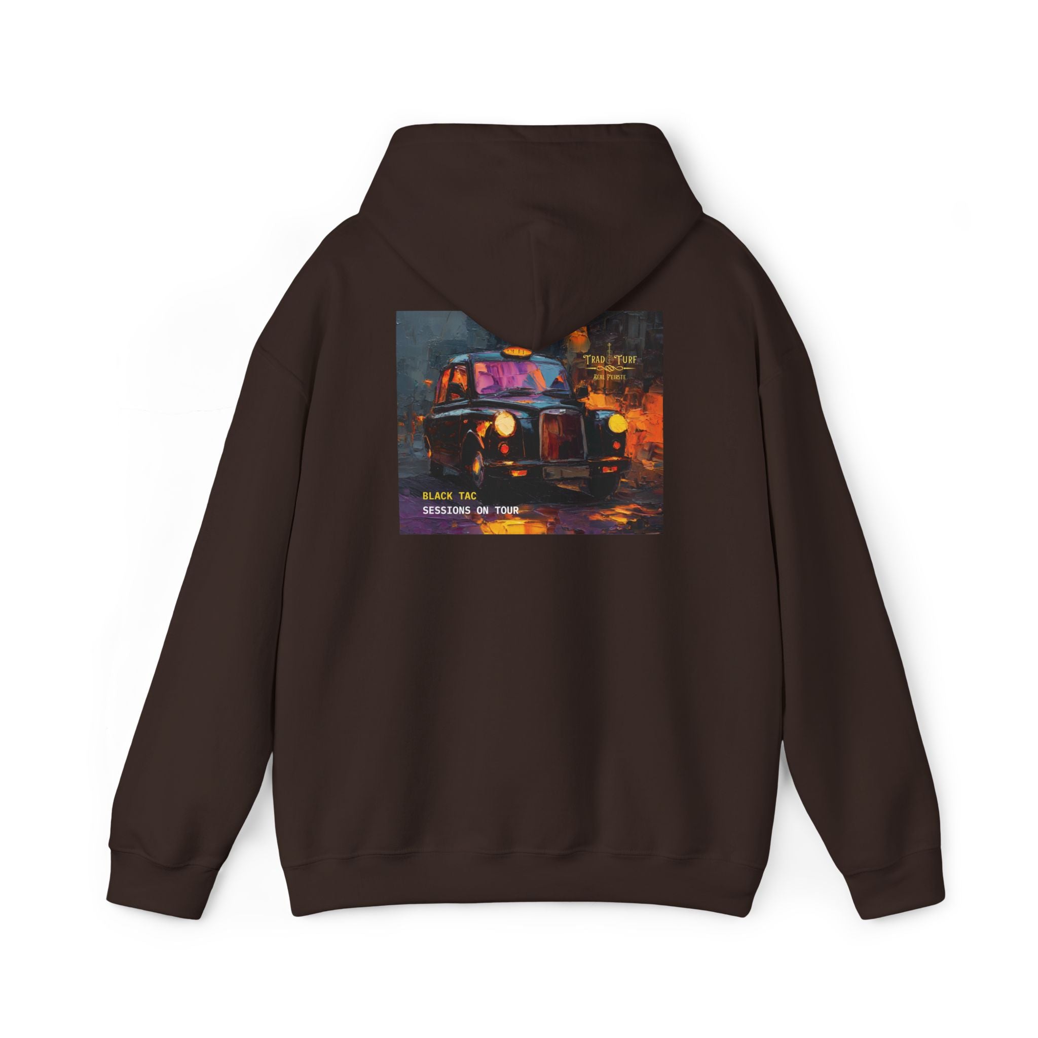 Black Tac- Unisex Heavy Blend Hoodie | Soft Cotton Blend Sweatshirt | Versatile, Durable, Everyday Fit