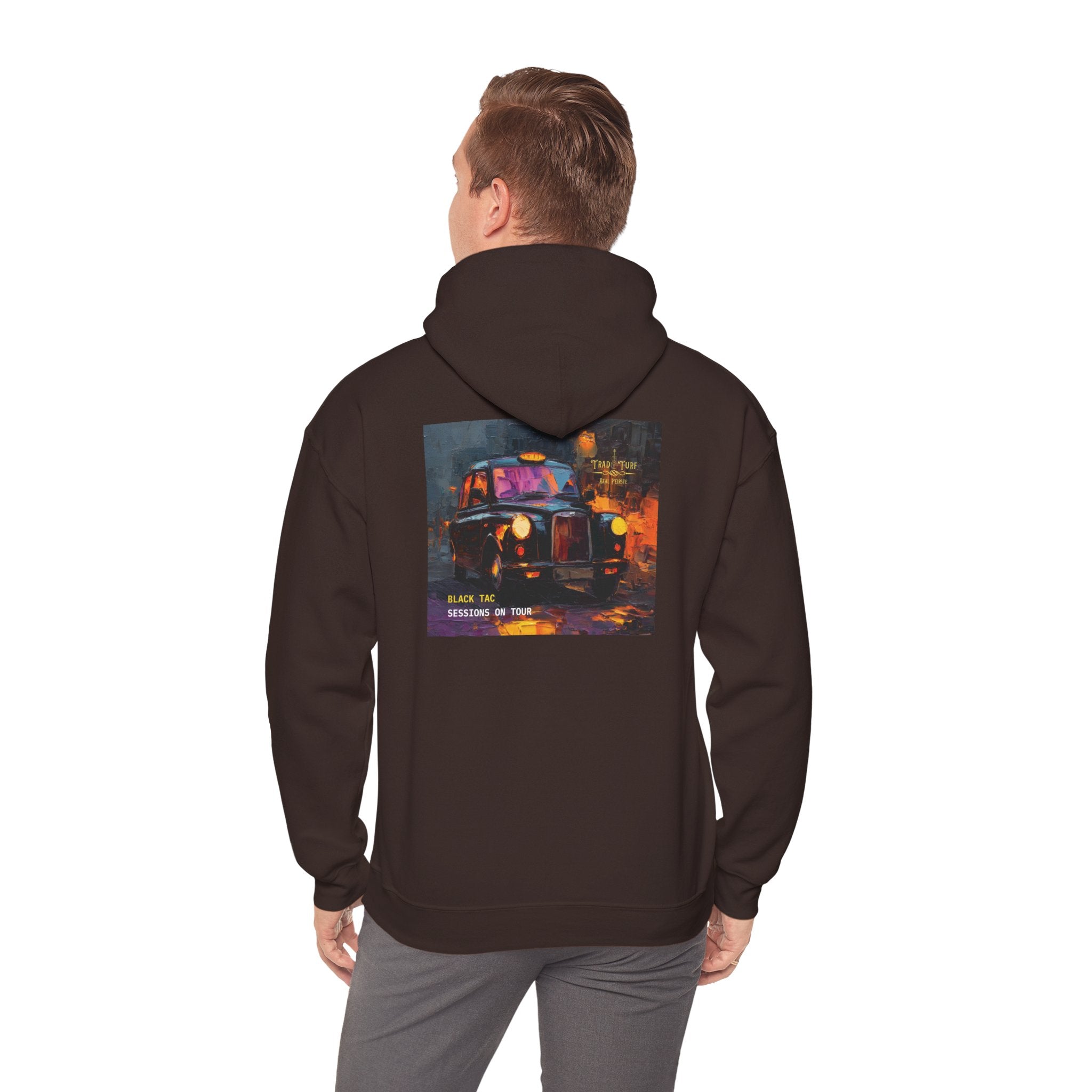 Black Tac- Unisex Heavy Blend Hoodie | Soft Cotton Blend Sweatshirt | Versatile, Durable, Everyday Fit