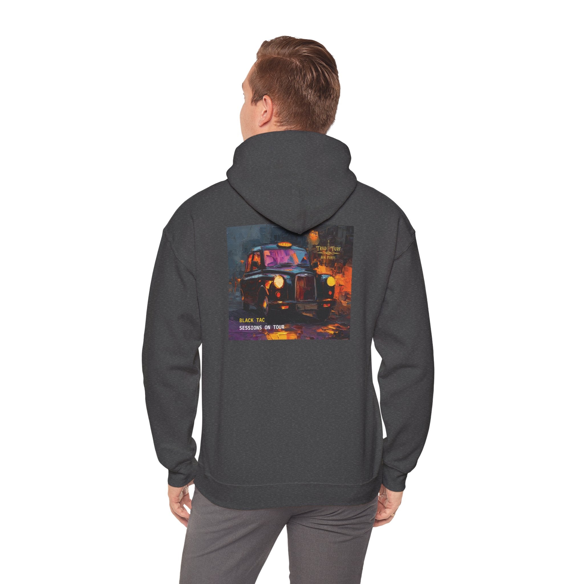 Black Tac- Unisex Heavy Blend Hoodie | Soft Cotton Blend Sweatshirt | Versatile, Durable, Everyday Fit