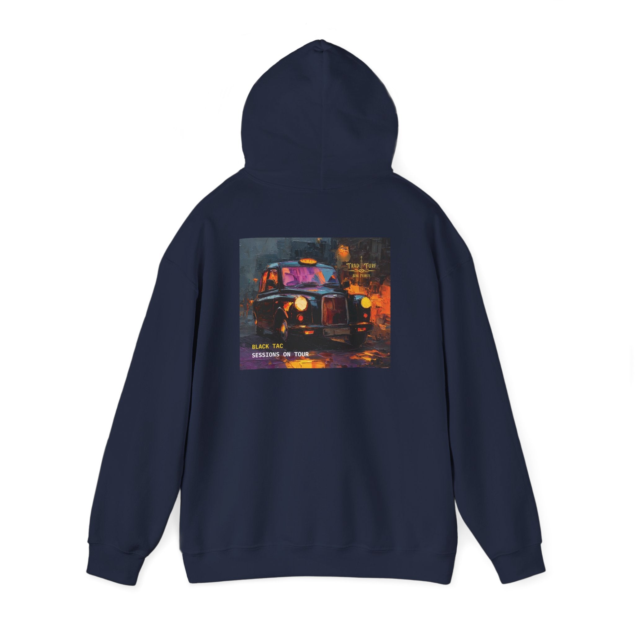 Black Tac- Unisex Heavy Blend Hoodie | Soft Cotton Blend Sweatshirt | Versatile, Durable, Everyday Fit