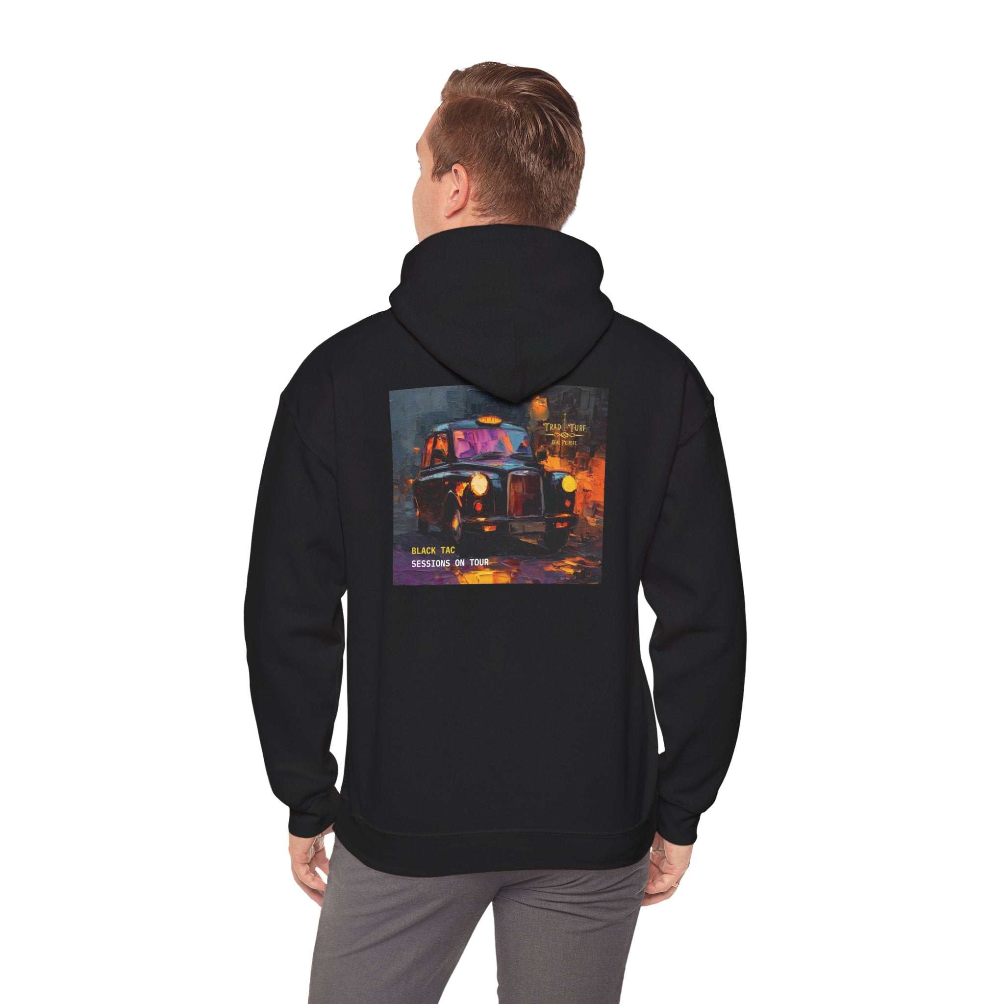 Black Tac- Unisex Heavy Blend Hoodie | Soft Cotton Blend Sweatshirt | Versatile, Durable, Everyday Fit