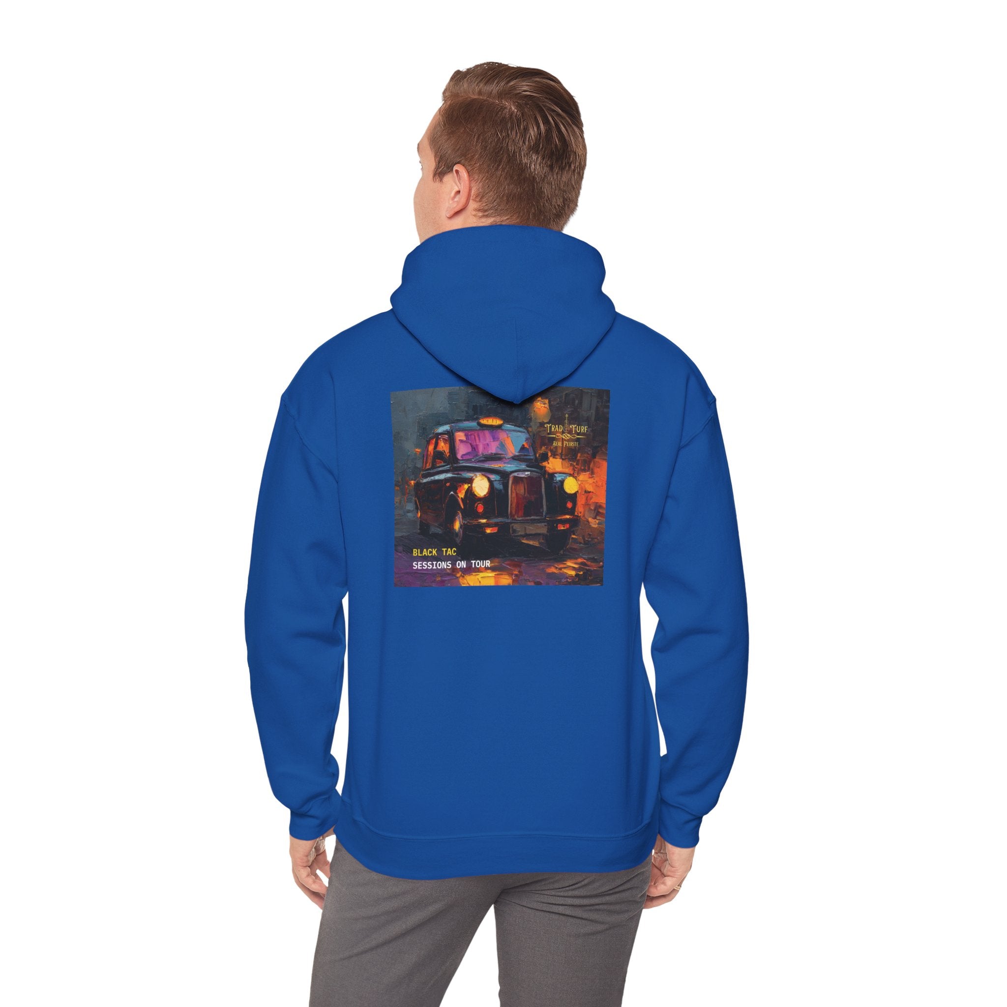 Black Tac- Unisex Heavy Blend Hoodie | Soft Cotton Blend Sweatshirt | Versatile, Durable, Everyday Fit