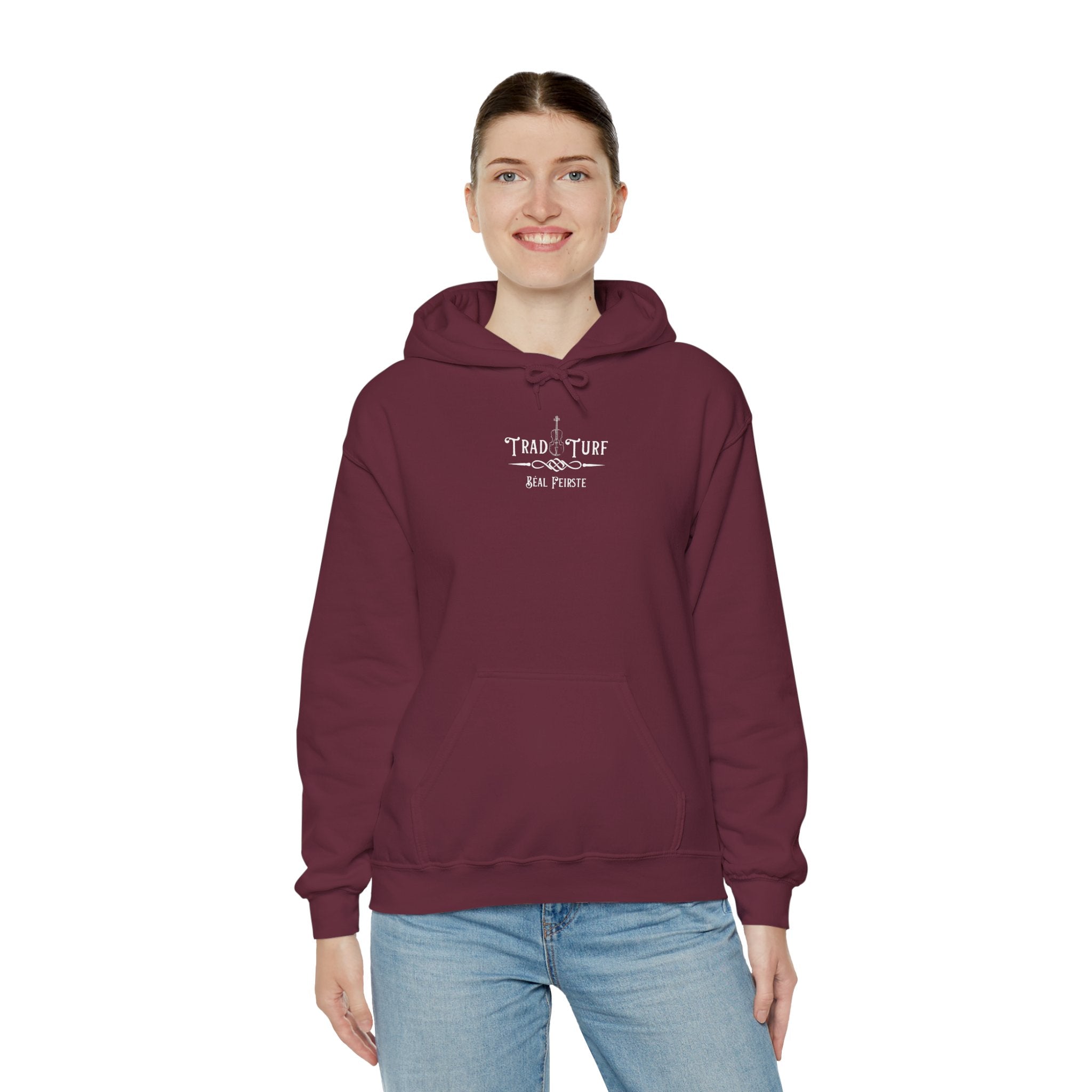 Black Tac- Unisex Heavy Blend Hoodie | Soft Cotton Blend Sweatshirt | Versatile, Durable, Everyday Fit