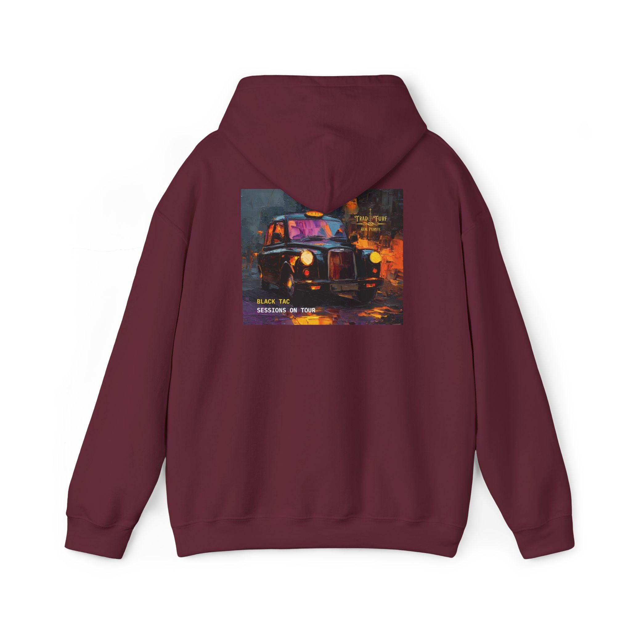 Black Tac- Unisex Heavy Blend Hoodie | Soft Cotton Blend Sweatshirt | Versatile, Durable, Everyday Fit