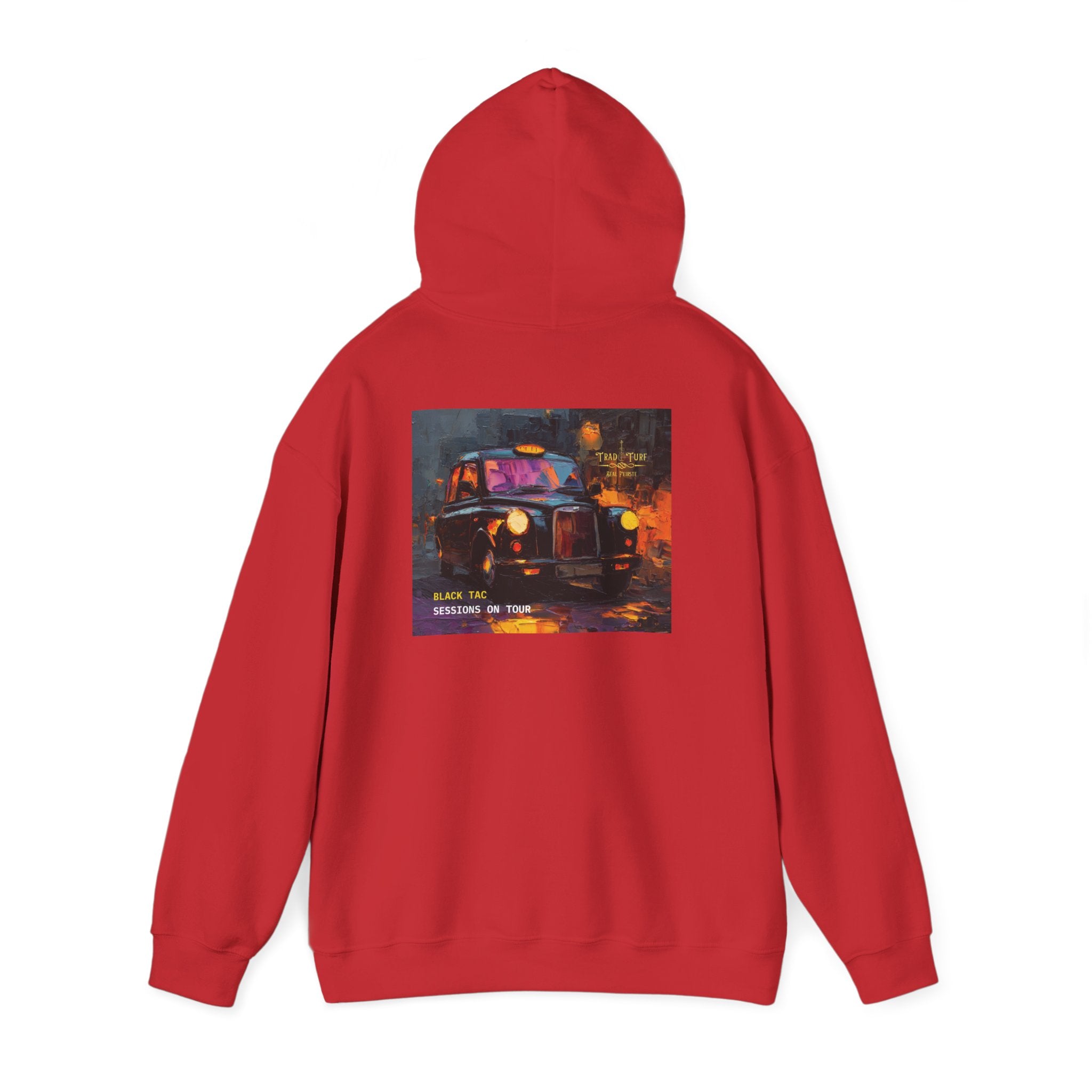 Black Tac- Unisex Heavy Blend Hoodie | Soft Cotton Blend Sweatshirt | Versatile, Durable, Everyday Fit