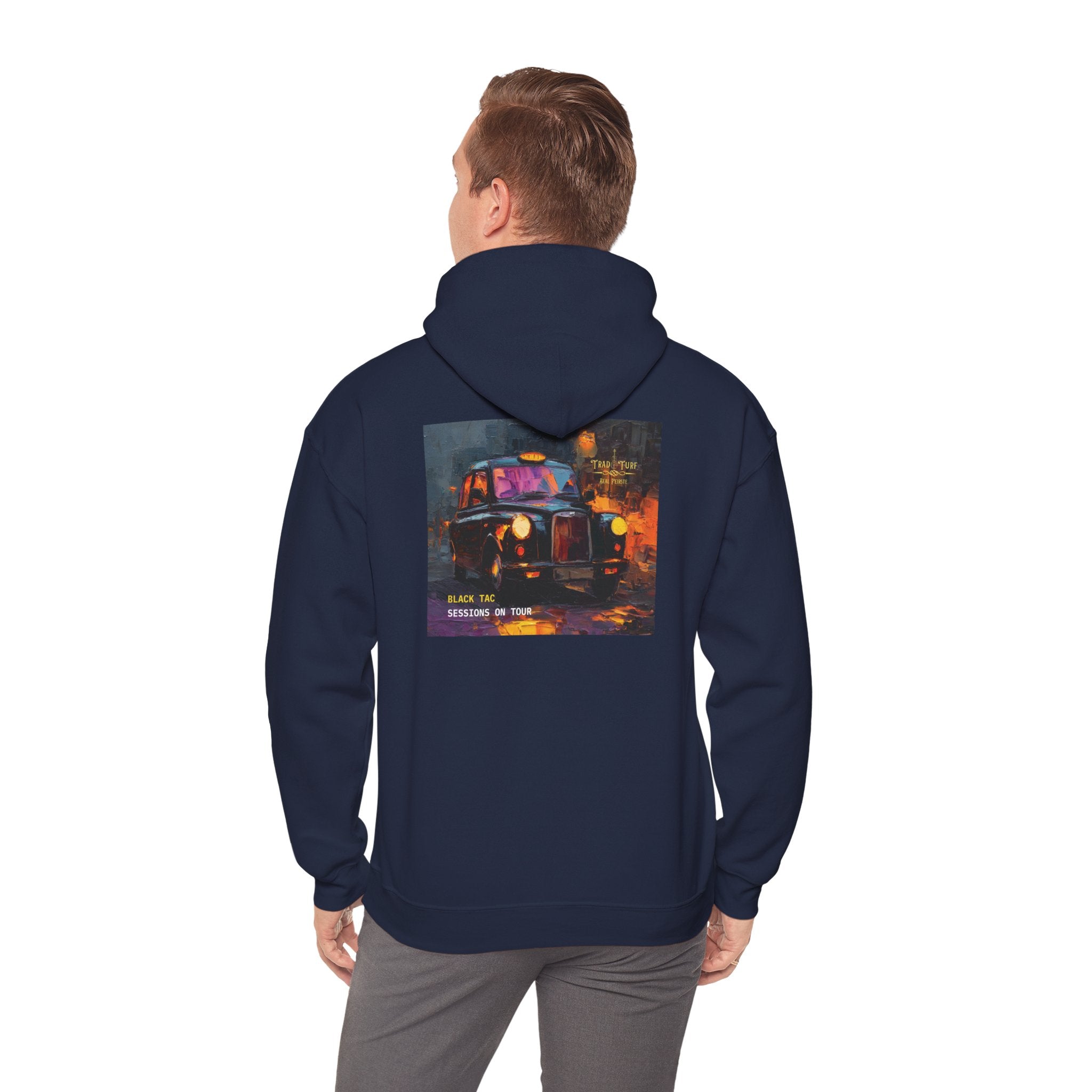 Black Tac- Unisex Heavy Blend Hoodie | Soft Cotton Blend Sweatshirt | Versatile, Durable, Everyday Fit