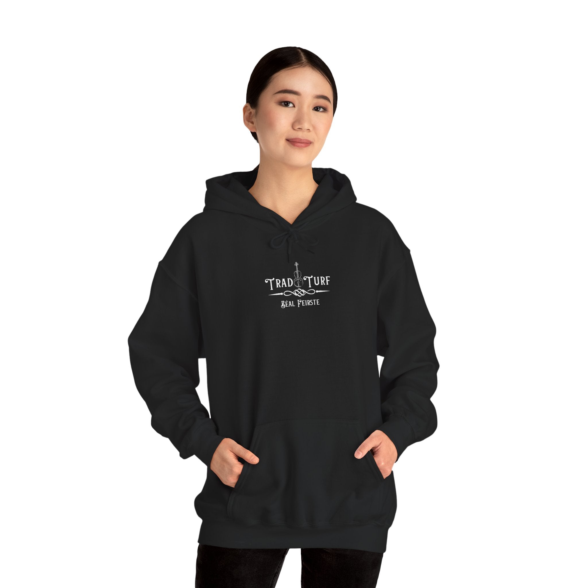 Black Tac- Unisex Heavy Blend Hoodie | Soft Cotton Blend Sweatshirt | Versatile, Durable, Everyday Fit