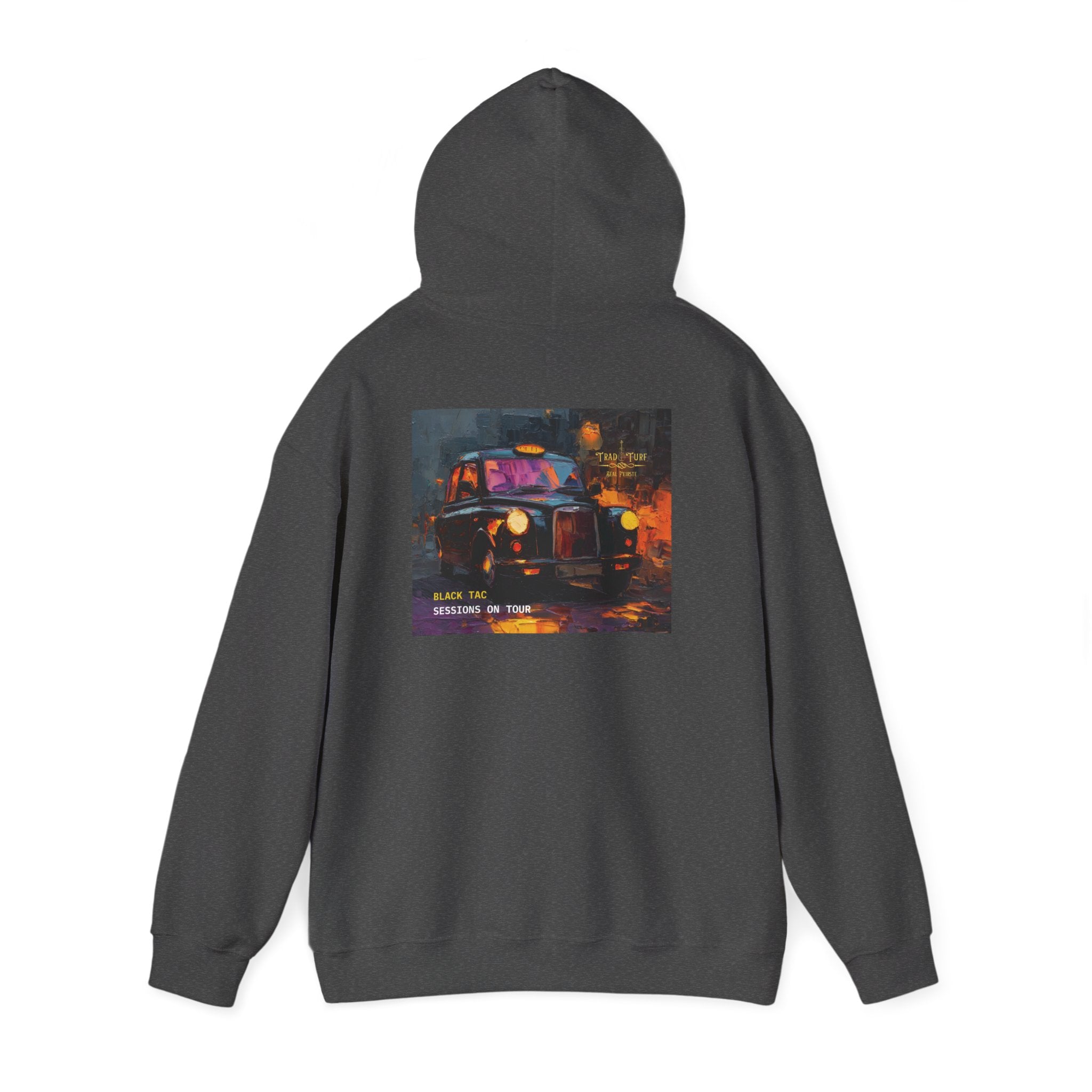 Black Tac- Unisex Heavy Blend Hoodie | Soft Cotton Blend Sweatshirt | Versatile, Durable, Everyday Fit