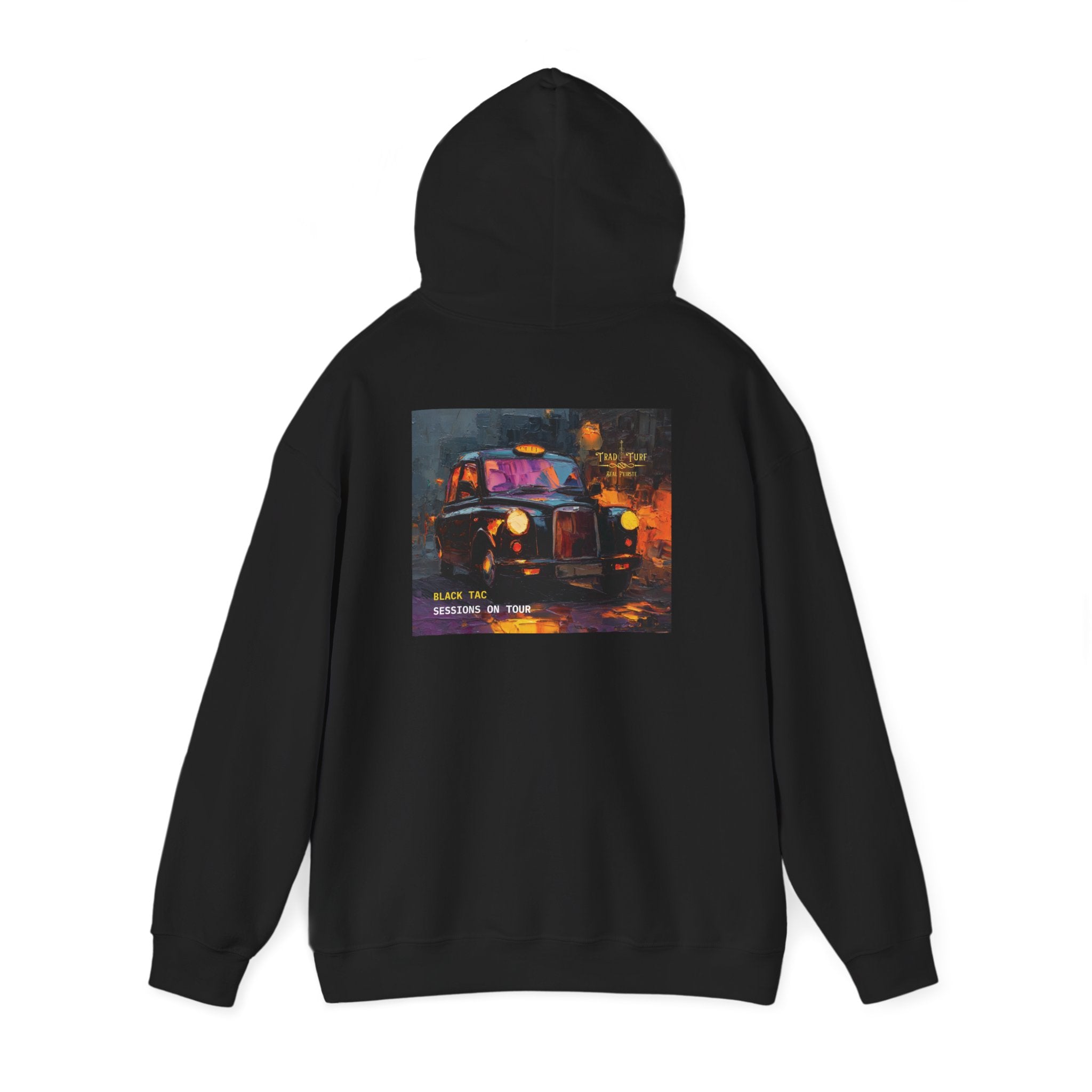 Black Tac- Unisex Heavy Blend Hoodie | Soft Cotton Blend Sweatshirt | Versatile, Durable, Everyday Fit