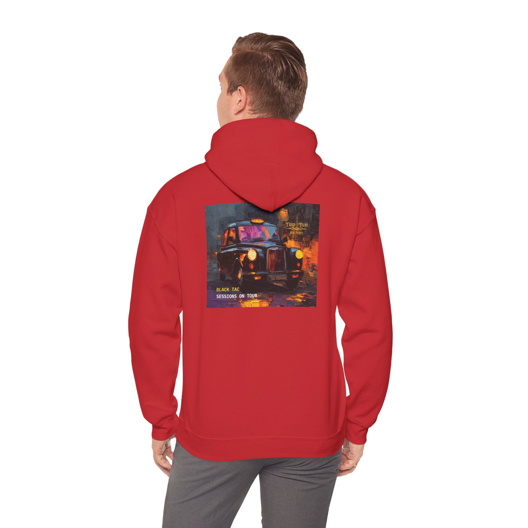 Black Tac- Unisex Heavy Blend Hoodie | Soft Cotton Blend Sweatshirt | Versatile, Durable, Everyday Fit