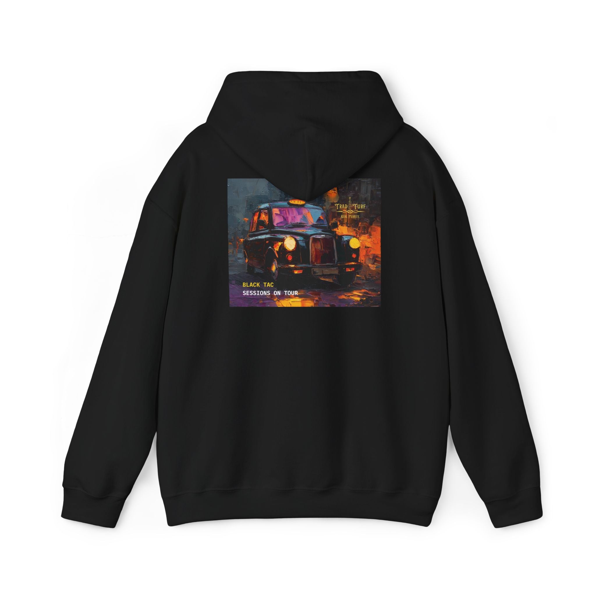 Black Tac- Unisex Heavy Blend Hoodie | Soft Cotton Blend Sweatshirt | Versatile, Durable, Everyday Fit