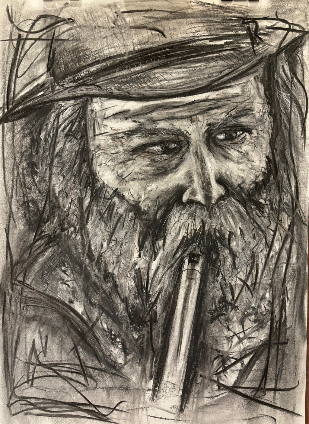 'Belfast Busker' (signed print)