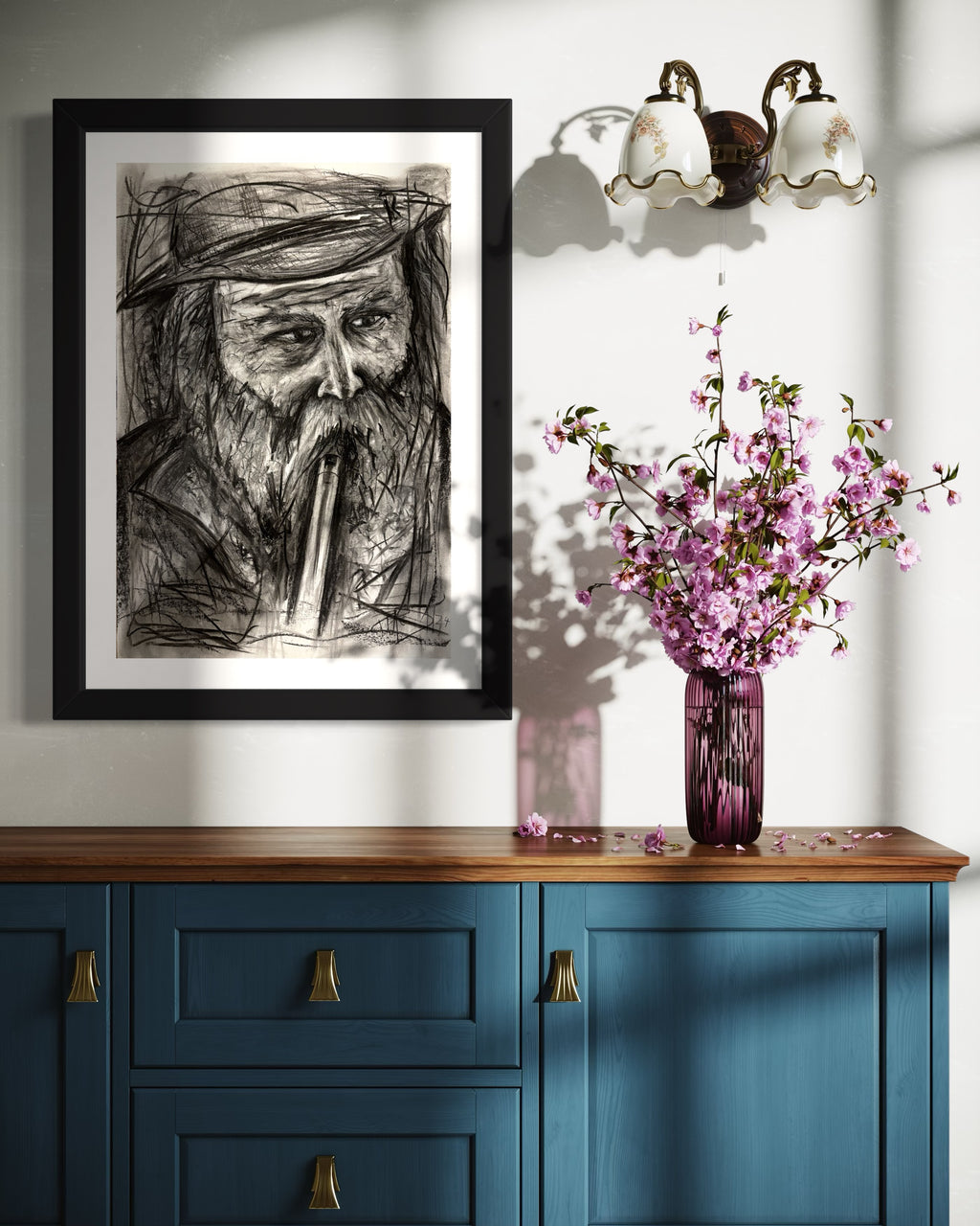 'Belfast Busker' (signed print)