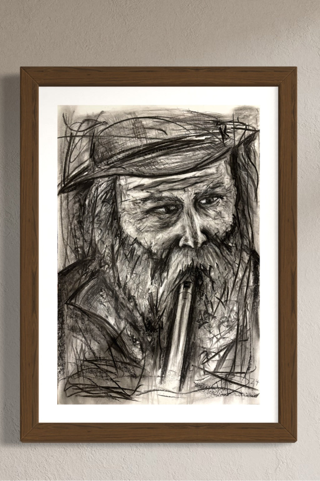 'Belfast Busker' (signed print)